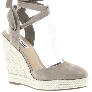 New Steve Madden barre espadrille wedges size 8